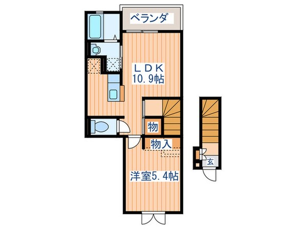 コリーヌⅡの物件間取画像